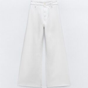 Zara Marine Straight wide-leg pants